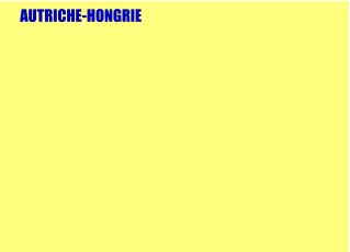 AUTRICHE-HONGRIE